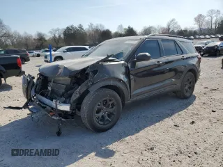 2021 Ford Explorer Timberline z VIN 1FMSK8JH1MGC17877, wystawiony jako Copart lot #50823705 z przebiegiem 52 767 mil mil oraz Szkoda całkowita • Salvage title. Historia ofert i sprzedaży dostępna na DreamBid. Obrazek 1.