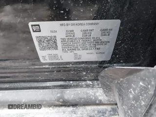 2024 Buick Encore GX Sport Touring с VIN KL4AMESL5RB167740, выставлен на аукционе IAAI как лот 42031540 с пробегом 18 703 миль миль и . История ставок и продаж доступна на DreamBid. Изображение 9.