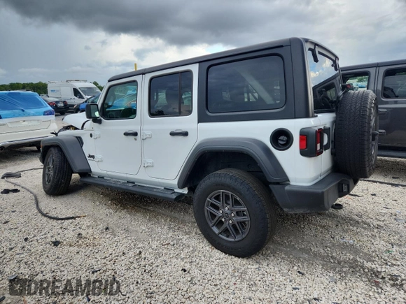 2024 Jeep Wrangler Sport S z VIN 1C4PJXDN1RW273839, wystawiony jako Copart lot #63295995 z przebiegiem Nie podano mil oraz Nie do naprawy • Non repairable. Historia ofert i sprzedaży dostępna na DreamBid. Obrazek 2.