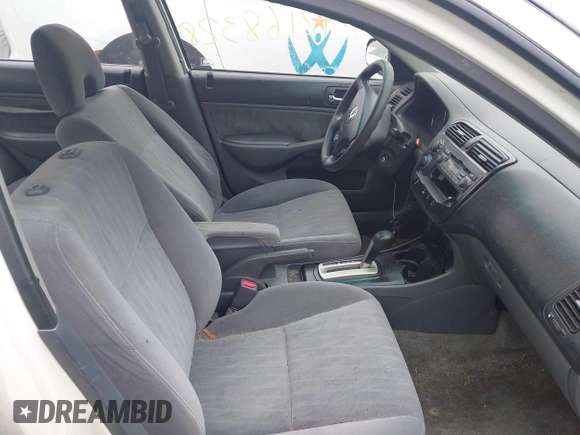 2003 Honda Civic LX z VIN 2HGES16573H500490, wystawiony jako IAAI lot #42168328 z przebiegiem 206 186 mil mil oraz . Historia ofert i sprzedaży dostępna na DreamBid. Obrazek 5.