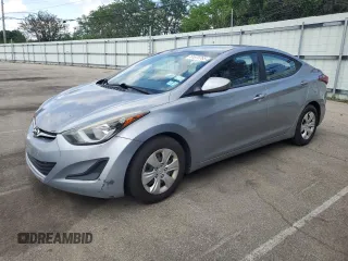 2016 Hyundai Elantra SE with VIN 5NPDH4AE4GH715646, listed as a Copart auction lot 61675765 with 166,368 mi miles and Clean title. Bid and sale history available at DreamBid. Image 1.