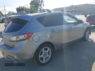 2010 Mazda 3 with VIN JM1BL1H41A1253868, listed as a IAAI auction lot 41993182 with 124,120 mi miles. Bid and sale history available at carsss.com. Image 4.