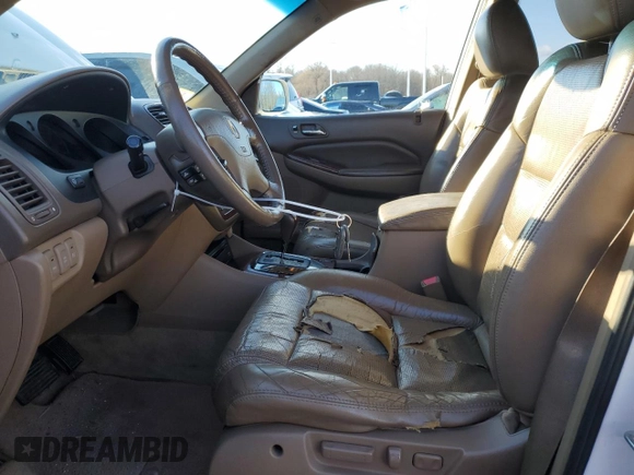 2005 Acura MDX Touring with VIN 2HNYD18955H555426, listed as a Copart auction lot 44336485 with 238,947 mi miles and Salvage Title. Bid and sale history available at carsss.com. Image 7.