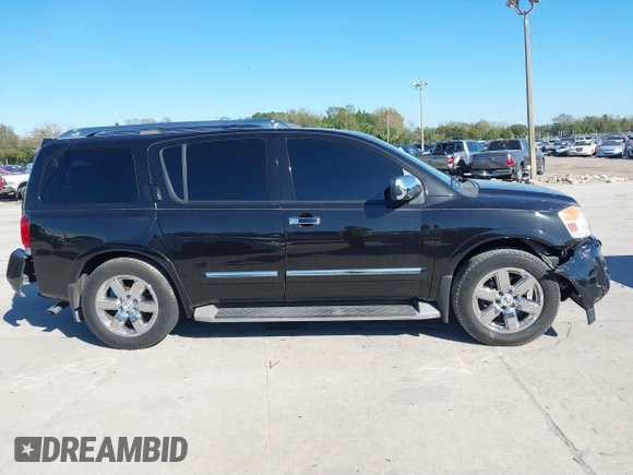 2011 Nissan Armada SV with VIN 5N1BA0ND7BN606270, listed as a IAAI auction lot 41599862 with 110,399 mi miles and . Bid and sale history available at DreamBid. Image 13.