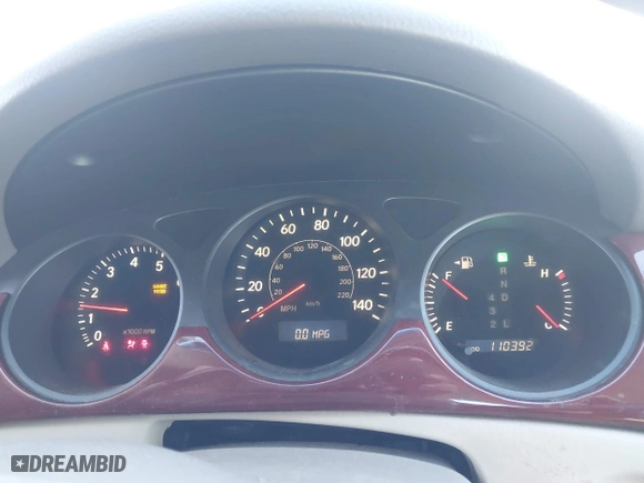 2004 Lexus ES 330 with VIN JTHBA30G445005553, listed as a IAAI auction lot 41285202 with 110,392 mi miles. Bid and sale history available at carsss.com. Image 7.
