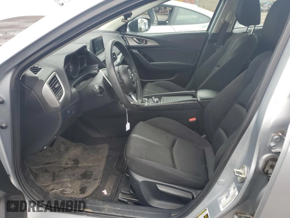 2017 Mazda 3 Sport with VIN 3MZBN1U75HM119823, listed as a Copart auction lot 52610235 with 77,034 mi miles and Salvage Title. Bid and sale history available at DreamBid. Image 7.