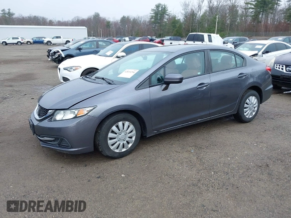 2014 Honda Civic Sedan LX with VIN 2HGFB2F53EH541941, listed as a IAAI auction lot 42033294 with 104,006 mi miles. Bid and sale history available at carsss.com. Image 21.
