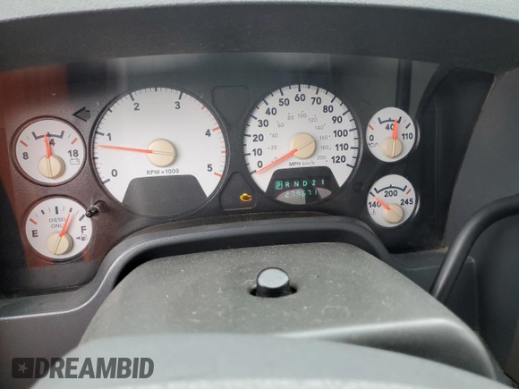2007 Dodge Ram 2500 SLT with VIN 1D7KS28C97J535626, listed as a Copart auction lot 84511694 with 279,671 mi miles and Salvage Title. Bid and sale history available at carsss.com. Image 9.