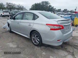 2015 Nissan Sentra SV with VIN 3N1AB7AP1FY321579, listed as a IAAI auction lot 41380306 with 84,888 mi miles and . Bid and sale history available at DreamBid. Image 3.