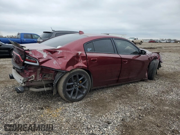 2020 Dodge Charger GT with VIN 2C3CDXHG6LH136505, listed as a Copart auction lot 45541895 with 117,319 mi miles and Salvage Title. Bid and sale history available at carsss.com. Image 3.