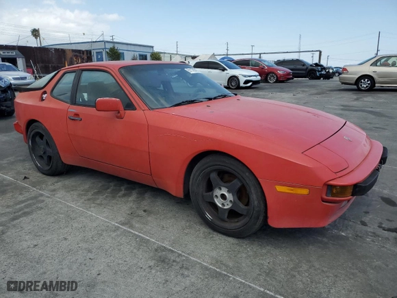 1985 Porsche 944 with VIN WP0AA0942FN454415, listed as a Copart auction lot 51178705 with NaN miles and Clean Title. Bid and sale history available at carsss.com. Image 4.