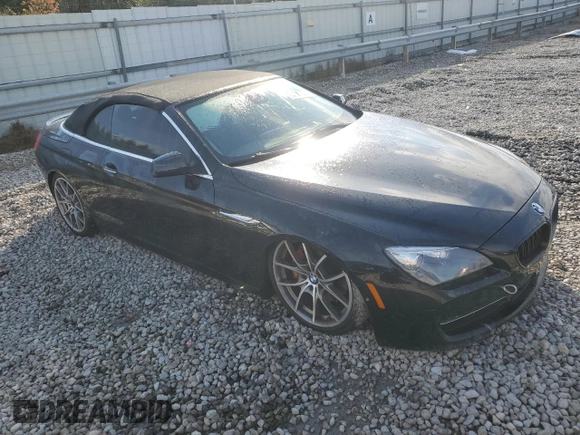 2012 BMW 6 Series 650i z VIN WBALZ3C50CDL70371, wystawiony jako Copart lot #80271534 z przebiegiem 76 332 mil mil oraz Szkody całkowita. Historia ofert i sprzedaży dostępna na DreamBid. Obrazek 4.