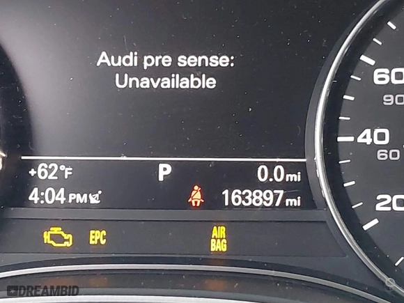 2012 Audi A6 3.0T Prestige with VIN WAUHGAFC2CN175036, listed as a IAAI auction lot 41410693 with 163,897 mi miles. Bid and sale history available at carsss.com. Image 15.