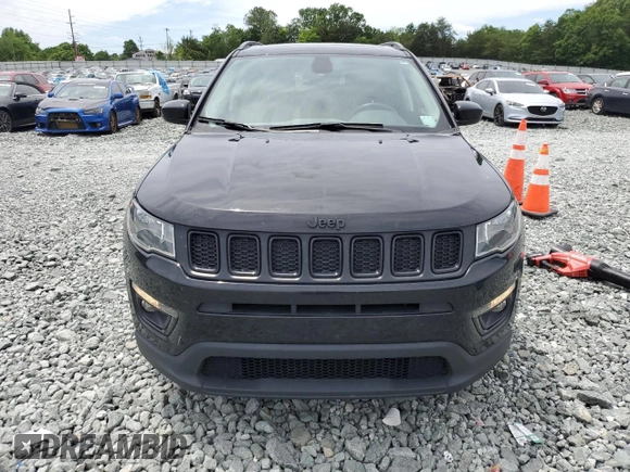 2021 Jeep Compass Latitude with VIN 3C4NJCBB2MT539201, listed as a Copart auction lot 58325985 with 94,170 mi miles and Salvage title. Bid and sale history available at DreamBid. Image 5.