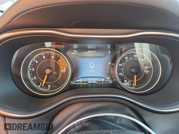 2020 Jeep Cherokee Limited with VIN 1C4PJMDX5LD621211, listed as a Copart auction lot 61768445 with 55,510 mi miles and Salvage title. Bid and sale history available at DreamBid. Image 9.
