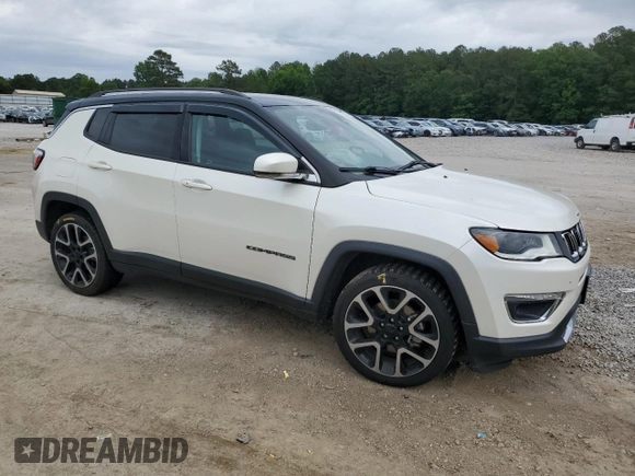 2018 Jeep Compass Limited with VIN 3C4NJCCB7JT368522, listed as a Copart auction lot 55795405 with 111,654 mi miles and Salvage title. Bid and sale history available at DreamBid. Image 4.
