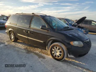 2007 Chrysler Town & Country LWB Touring with VIN 2A4GP54L47R272993, listed as a Copart auction lot 77751034 with 0 mi miles and Non Repairable. Bid and sale history available at carsss.com. Image 4.