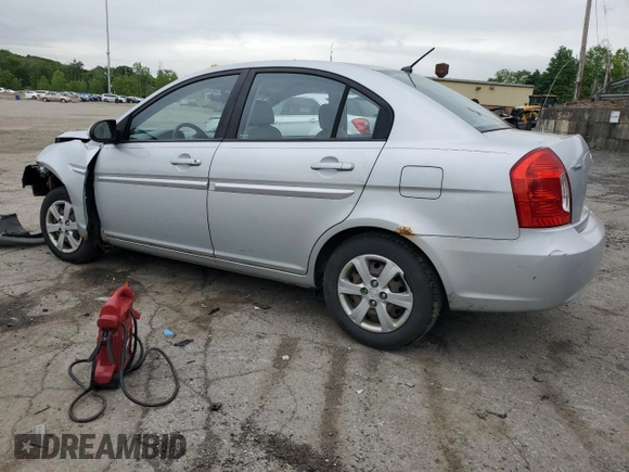 2008 Hyundai Accent GLS with VIN KMHCN46C48U205120, listed as a Copart auction lot 58738075 with 158,061 mi miles and Salvage title. Bid and sale history available at DreamBid. Image 2.