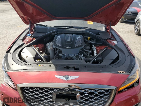 2019 Genesis G80 3.3T Sport with VIN KMTFN4JBXKU313170, listed as a Copart auction lot 46448725 with 31,037 mi miles and Salvage Title. Bid and sale history available at carsss.com. Image 11.