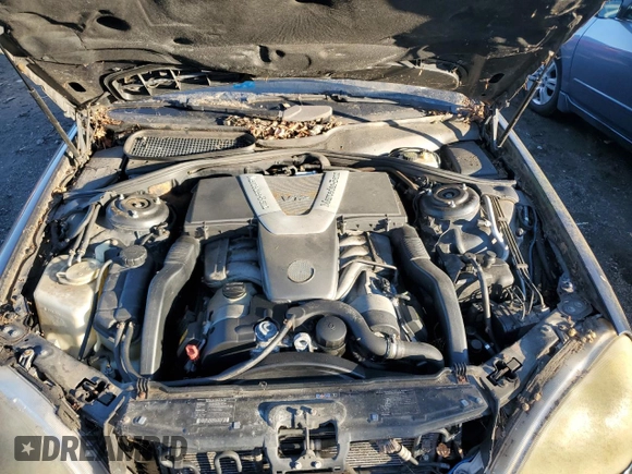 2002 Mercedes-Benz S-Class 6.0L with VIN WDBNG78J12A282359, listed as a Copart auction lot 80369004 with 198,414 mi miles and Non Repairable. Bid and sale history available at carsss.com. Image 11.
