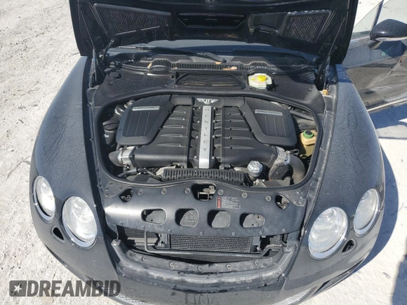 2008 Bentley Continental GT with VIN SCBCP73W88C057478, listed as a Copart auction lot 45030315 with 31,785 mi miles and Salvage Title. Bid and sale history available at DreamBid. Image 11.
