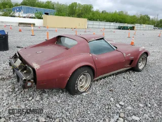 1975 Chevrolet Corvette z VIN 1Z37T5S438077, wystawiony jako Copart lot #56787605 z przebiegiem Nie podano mil oraz Czysty tytuł • Clean title. Historia ofert i sprzedaży dostępna na DreamBid. Obrazek 3.