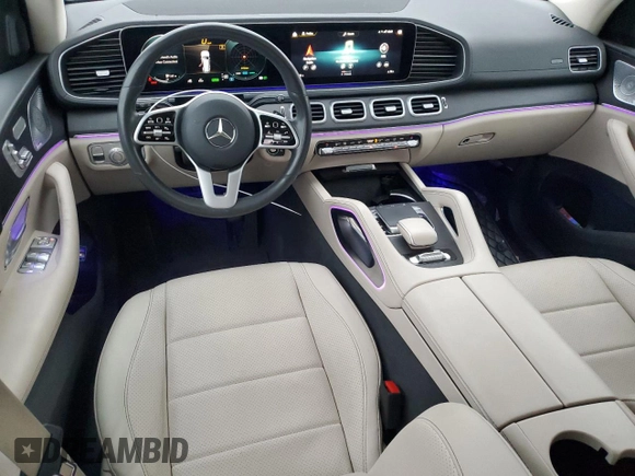 2020 Mercedes-Benz GLS 450 with VIN 4JGFF5KE0LA258527, listed as a Copart auction lot 44766285 with 51,808 mi miles and Salvage Title. Bid and sale history available at DreamBid. Image 8.