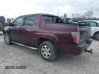 2008 Honda Ridgeline RTL with VIN 2HJYK16558H511163, listed as a IAAI auction lot 42037960 with 191,456 mi miles. Bid and sale history available at carsss.com. Image 3.