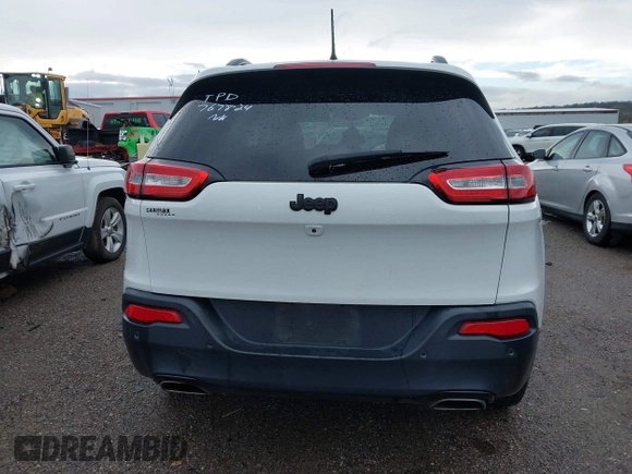 2016 Jeep Cherokee Latitude with VIN 1C4PJMCSXGW214243, listed as a IAAI auction lot 40850362 with 96,240 mi miles and . Bid and sale history available at carsss.com. Image 16.