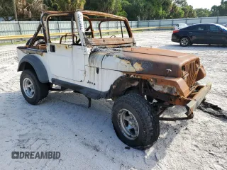 1985 Jeep CJ with VIN 1JCCM87E5FT029727, listed as a Copart auction lot 71958704 with Not Provided miles and Non Repairable. Bid and sale history available at carsss.com. Image 4.