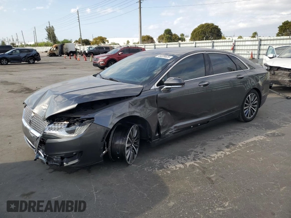 2019 Lincoln MKZ Reserve I with VIN 3LN6L5C93KR628108, listed as a Copart auction lot 49328825 with 32,319 mi miles and Salvage title. Bid and sale history available at DreamBid. Image 1.