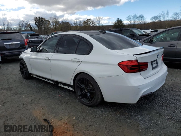 2017 BMW 3 Series 340i with VIN WBA8B3G54HNU35356, listed as a Copart auction lot 84647654 with Not Provided miles and Salvage Title. Bid and sale history available at carsss.com. Image 2.