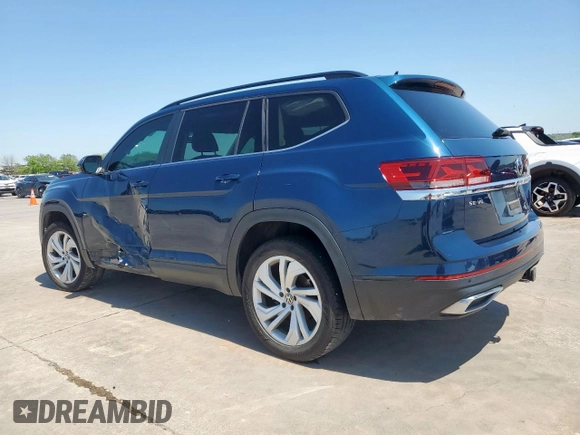 2022 Volkswagen Atlas SE z VIN 1V2WR2CAXNC550455, wystawiony jako Copart lot #52501705 z przebiegiem 71 416 mil mil oraz Czysty tytuł • Clean title. Historia ofert i sprzedaży dostępna na DreamBid. Obrazek 2.