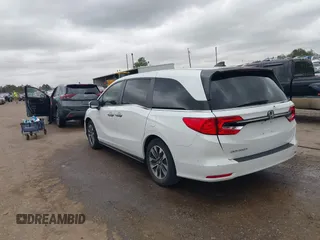 2022 Honda Odyssey EX-L with VIN 5FNRL6H76NB002248, listed as a IAAI auction lot 41818243 with 32,952 mi miles and . Bid and sale history available at DreamBid. Image 3.