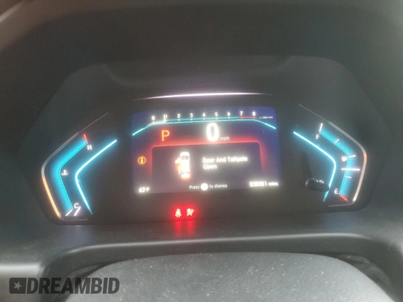 2019 Honda Odyssey EX-L with VIN 5FNRL6H73KB137053, listed as a Copart auction lot 53094245 with 38,081 mi miles and Salvage Title. Bid and sale history available at carsss.com. Image 9.