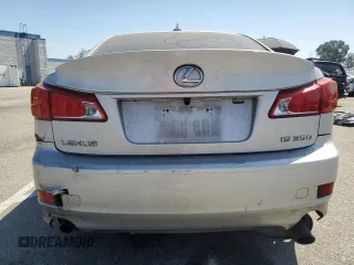 2009 Lexus IS 350 with VIN JTHBE262792017165, listed as a Copart auction lot 58847015 with 188,638 mi miles and Salvage title. Bid and sale history available at DreamBid. Image 6.