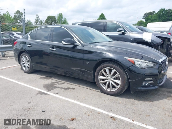 2014 Infiniti Q50 Premium with VIN JN1BV7AR1EM688240, listed as a IAAI auction lot 42118871 with 165,529 mi miles and . Bid and sale history available at DreamBid. Image 1.