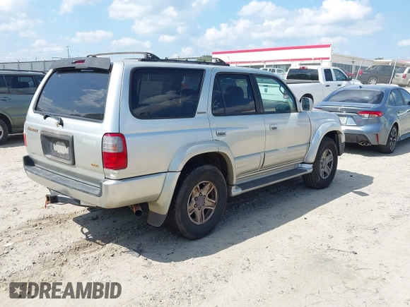 1999 Toyota 4Runner Limited z VIN JT3GN87R3X0120022, wystawiony jako IAAI lot #42219594 z przebiegiem 533 276 mil mil oraz . Historia ofert i sprzedaży dostępna na DreamBid. Obrazek 4.