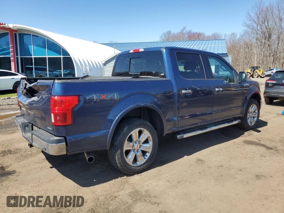 2018 Ford F-150 XL with VIN 1FTEW1EG1JKF48482, listed as a Copart auction lot 52347845 with 130,331 mi miles and Salvage title. Bid and sale history available at DreamBid. Image 3.