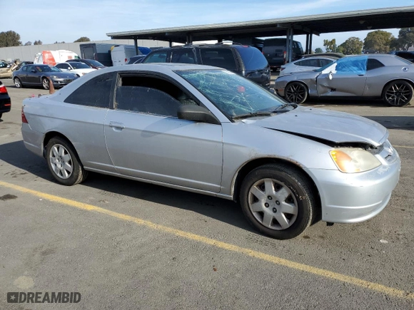 2002 Honda Civic EX with VIN 1HGEM21032L056277, listed as a Copart auction lot 85393344 with 253,210 mi miles and Clean Title. Bid and sale history available at carsss.com. Image 4.