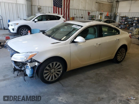 2012 Buick Regal Premium 1 z VIN 2G4GS5EK2C9157292, wystawiony jako Copart lot #52096025 z przebiegiem 111 631 mil mil oraz Nie do naprawy • Non repairable. Historia ofert i sprzedaży dostępna na DreamBid. Obrazek 1.