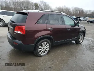 2011 Kia Sorento EX with VIN 5XYKUDA27BG043512, listed as a Copart auction lot 45181195 with 117,729 mi miles and Clean Title. Bid and sale history available at DreamBid. Image 3.