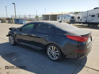 2014 Kia Optima SXL Turbo with VIN 5XXGR4A61EG291788, listed as a Copart auction lot 57688525 with 166,836 mi miles and Salvage title. Bid and sale history available at DreamBid. Image 2.