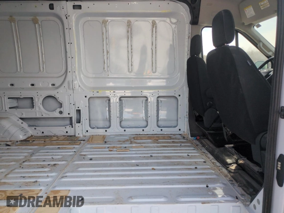2023 Ford Transit with VIN 1FTBF8C88PKC07161, listed as a Copart auction lot 51319765 with 10,384 mi miles and Salvage Title. Bid and sale history available at DreamBid. Image 10.