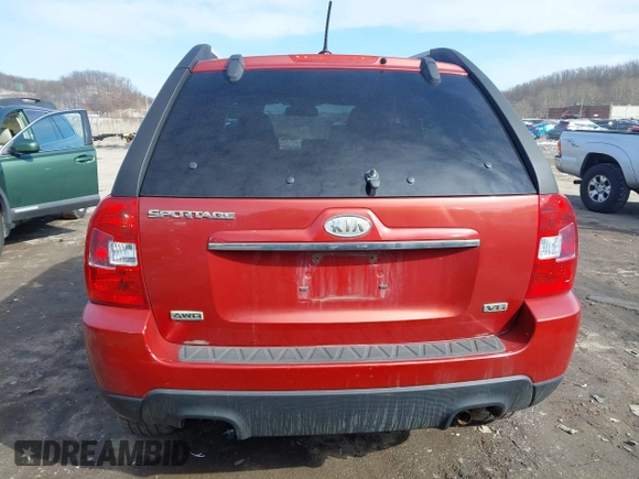 2010 Kia Sportage LX with VIN KNDKGCA39A7702017, listed as a IAAI auction lot 41596204 with 117,670 mi miles and . Bid and sale history available at carsss.com. Image 16.
