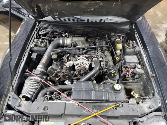 2003 Ford Mustang GT Deluxe with VIN 1FAFP42X93F434934, listed as a Copart auction lot 46980295 with 146,399 mi miles and Clean Title. Bid and sale history available at carsss.com. Image 11.