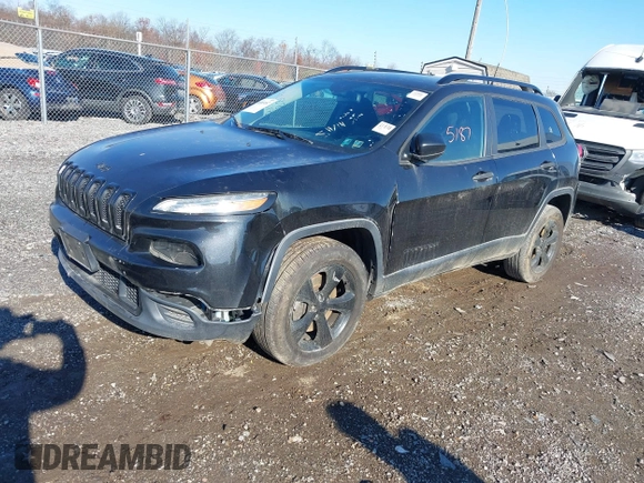 2016 Jeep Cherokee Sport with VIN 1C4PJMAS1GW340154, listed as a IAAI auction lot 40885187 with 110,279 mi miles and . Bid and sale history available at DreamBid. Image 19.