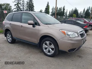 2015 Subaru Forester 2.5i Premium with VIN JF2SJAFC0FH559041, listed as a IAAI auction lot 42140633 with 126,513 mi miles. Bid and sale history available at carsss.com. Image 1.