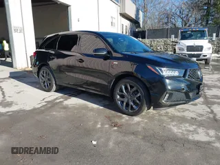 2019 Acura MDX w/Technology/A-Spec Pkg with VIN 5J8YD4H08KL008076, listed as a IAAI auction lot 41051766 with 59,738 mi miles. Bid and sale history available at carsss.com. Image 1.