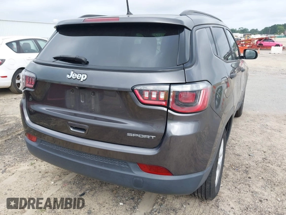 2018 Jeep Compass Sport с VIN 3C4NJCABXJT271687, выставлен на аукционе IAAI как лот 42644247 с пробегом 124 233 миль миль и . История ставок и продаж доступна на DreamBid. Изображение 20.